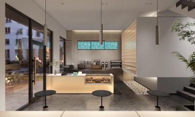 现代饮品店3D模型下载